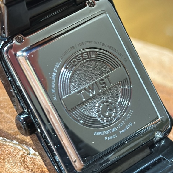 *HTF* FOSSIL Men’s Twist Black Chrome Watch - Picture 13 of 13